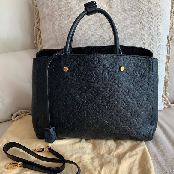 Louis Vuitton Handbags - Louis Vuitton Montaigne MM Empreinte Noir Bag